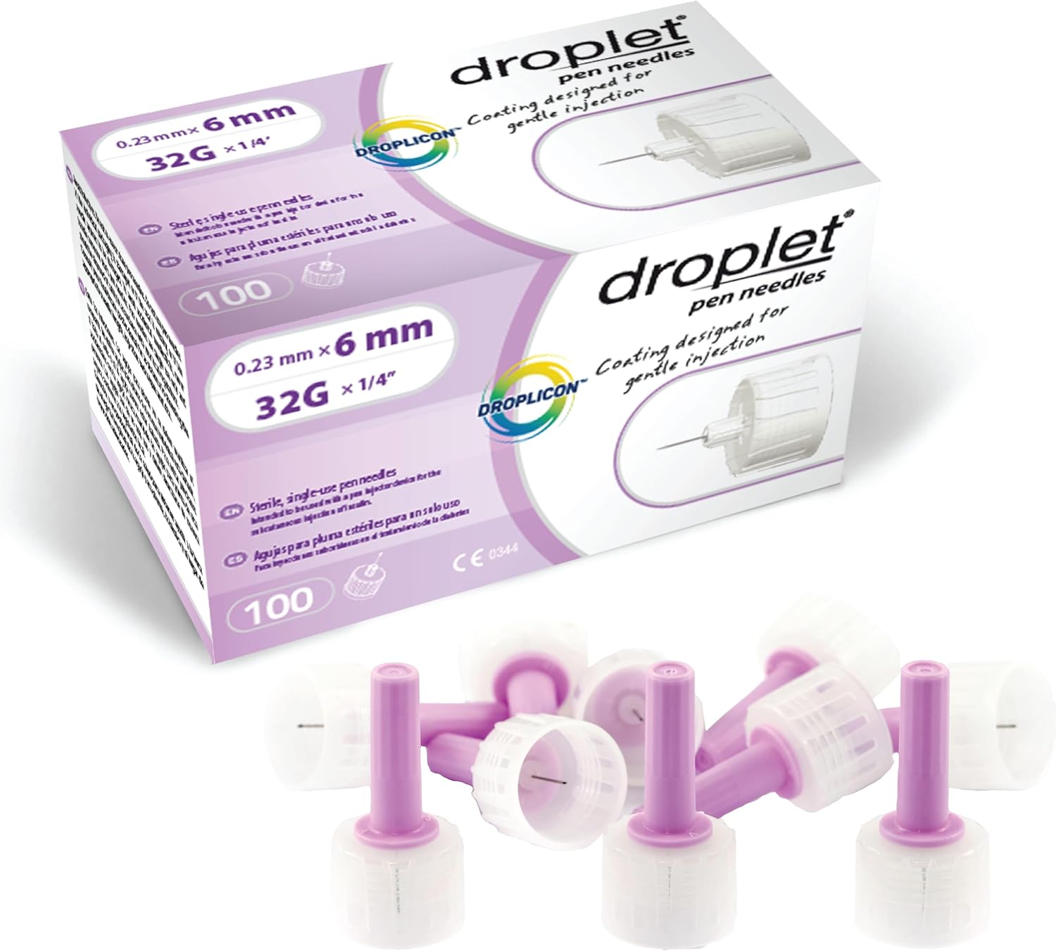 Droplet Pen Needles 32G x 5mm (100/box)