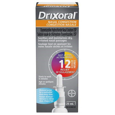 Drixoral Metered Pump Nasal Congestion Solution 25 ml