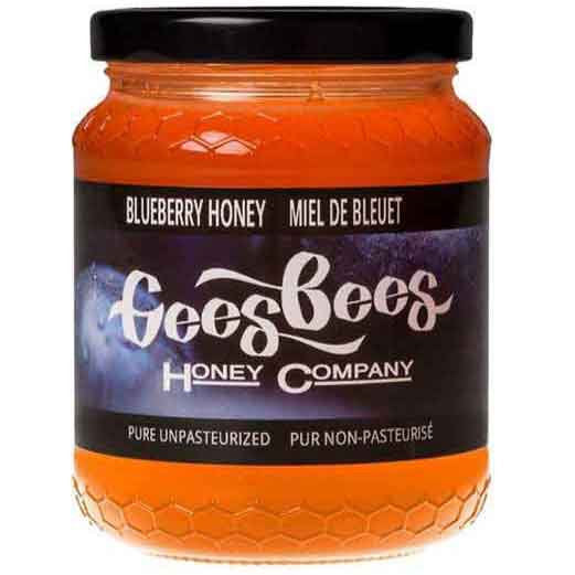 Gees Bees Pure Canadian Blueberry Blossom Honey 500g