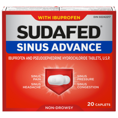 Sudafed Sinus Advance 20 Caplets