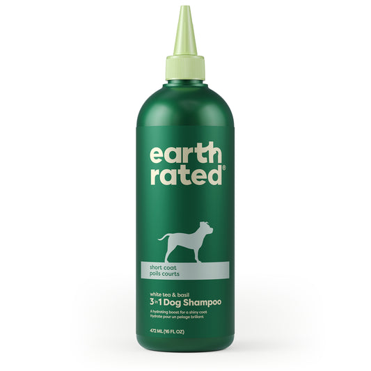 Shampoo 3in1 for dogs with short coat, 472 ml