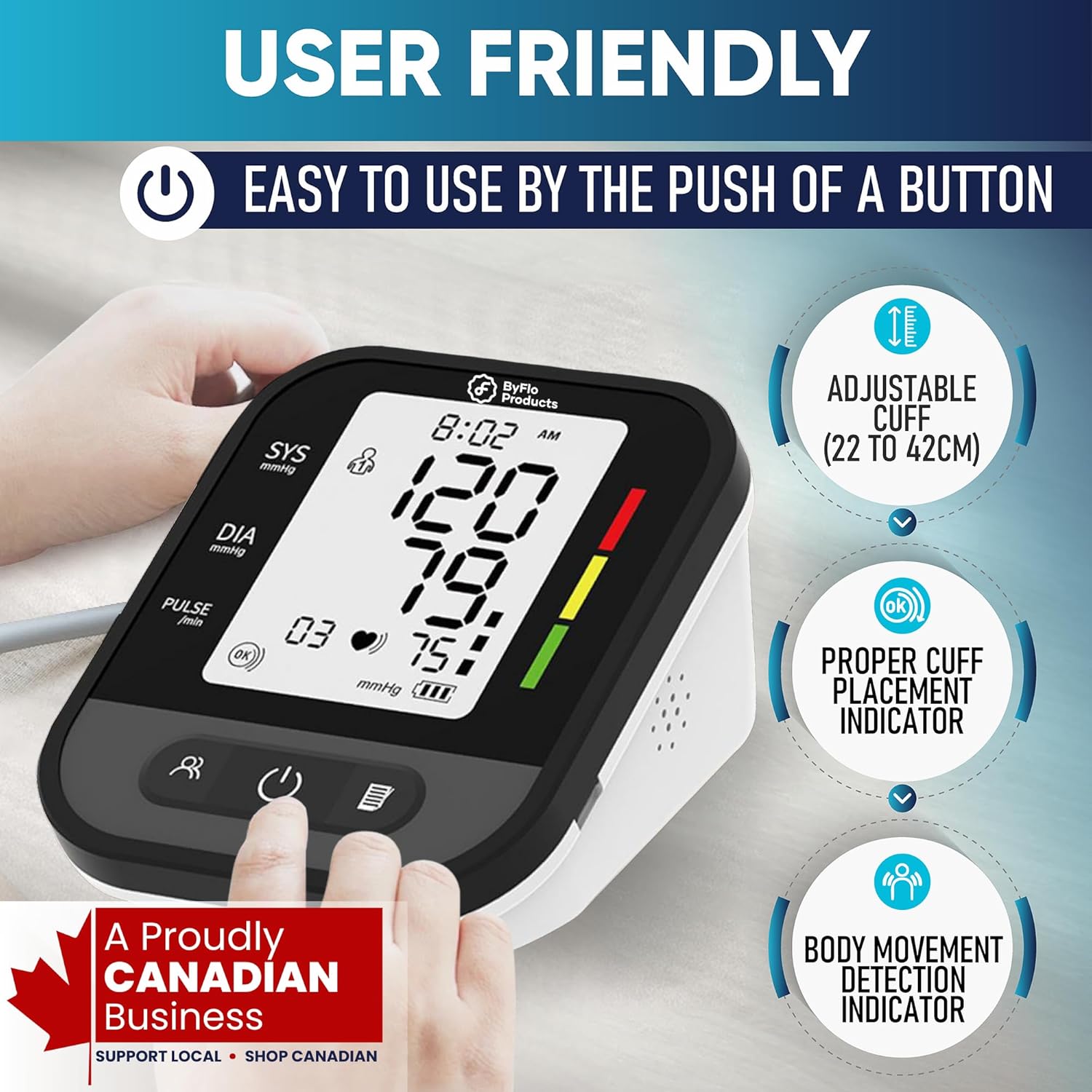 Blood Pressure Monitor AOJ-30F