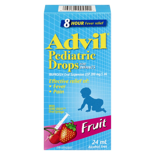 Advil Pediatric Drops For Infants Fruit 24 ml