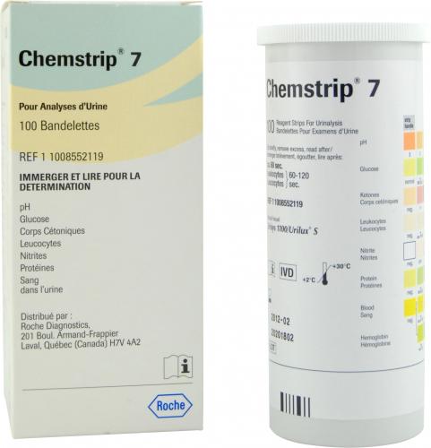 RDH CHEMSTRIP 7 URINE STRIPS 100