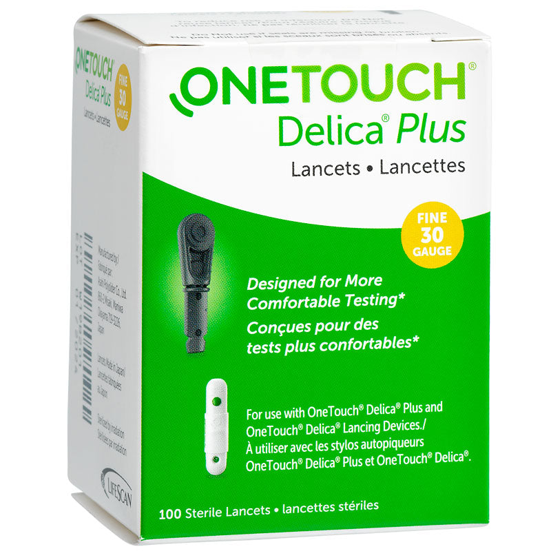 ONE TOUCH DELICA PLUS LANCETS 30G 100