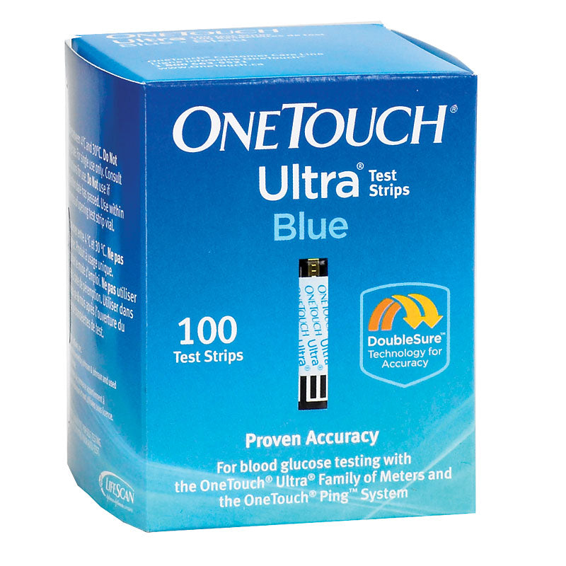 ONE TOUCH ULTRA GLUC TEST STRIPS BLUE 100