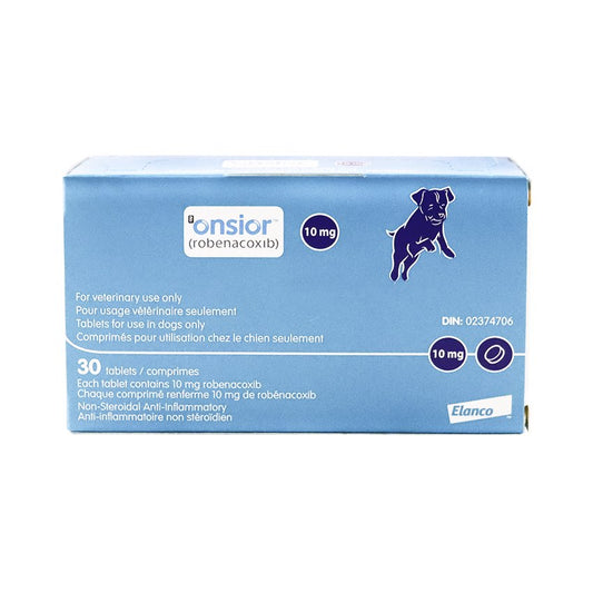 Onsior Tablets for Dog 10 mg  30 Chewable Tablets