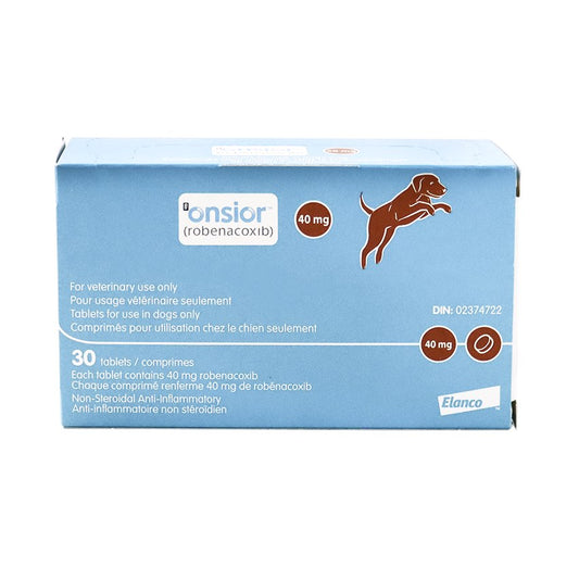 Onsior Tablets for Dog 40 mg  30 Chewable Tablets