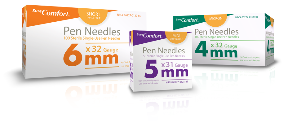 SureComfort Pen Needles 4mmx32G, 100