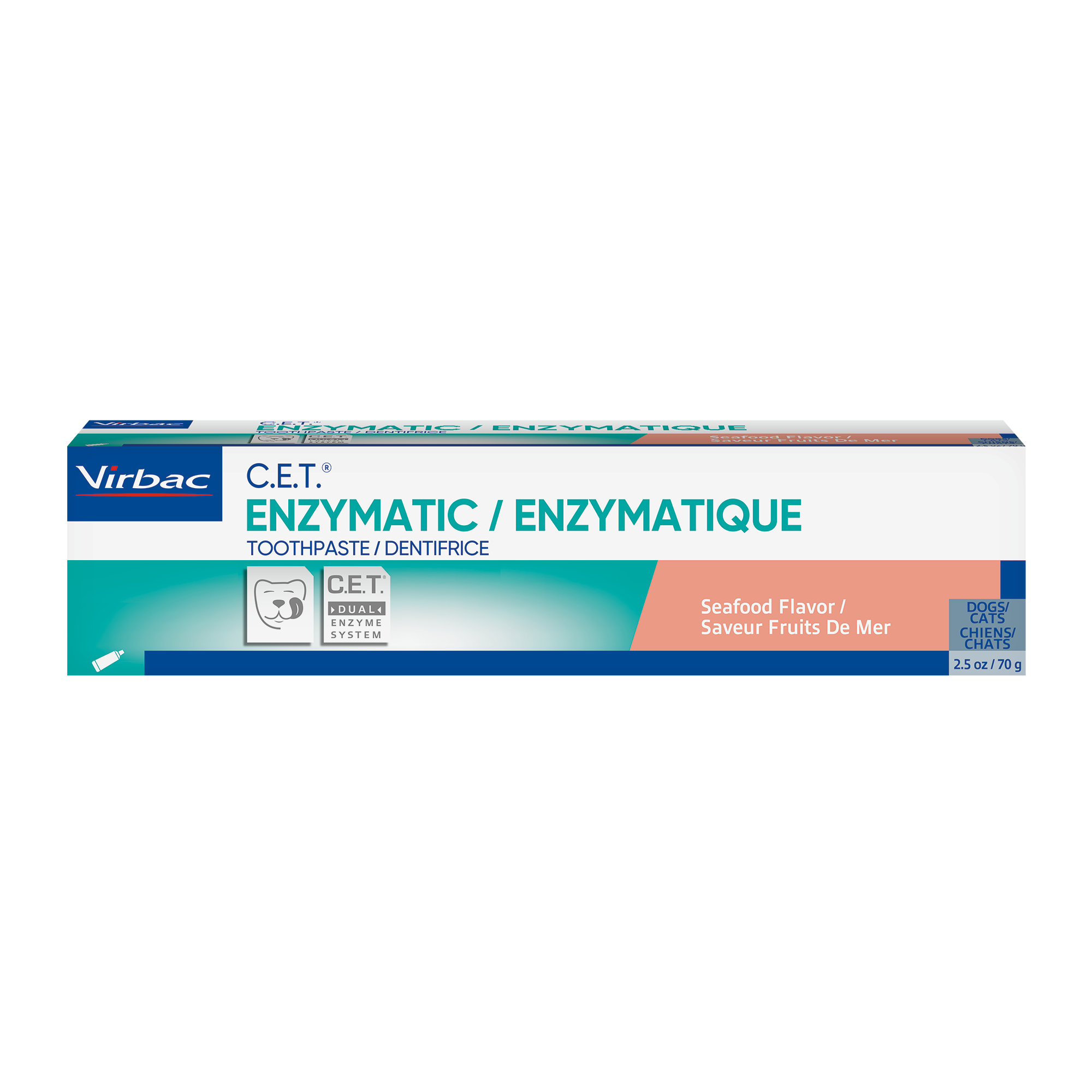 Virbac C.E.T enzymatic toothpaste dor cats and dogs 70g