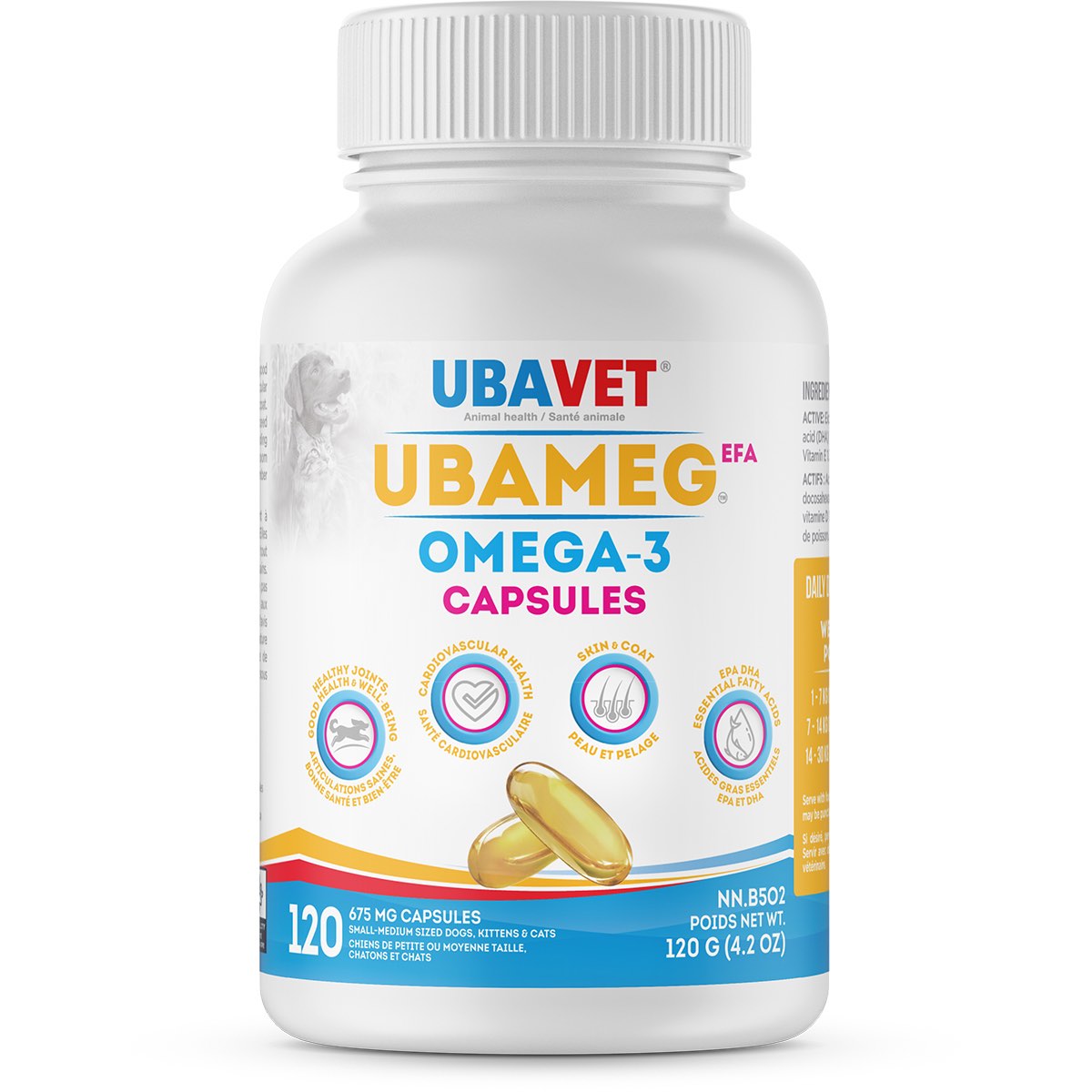 Ubameg EFA omega 3 capsules 120 Cap