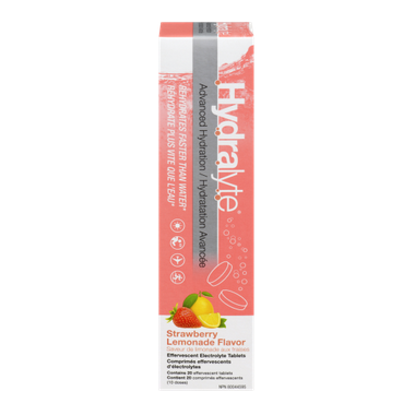 Hydralyte Effervescent Tablets Strawberry Lemonade 20 Tabs