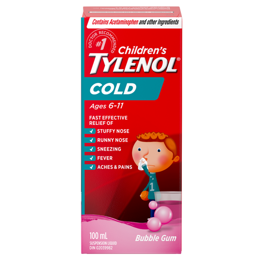 Tylenol Children's Cold Suspension Liquid 100 ml