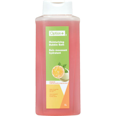 Option+ Moisturizing Bubble Bath Orange Cantaloupe, 1 L