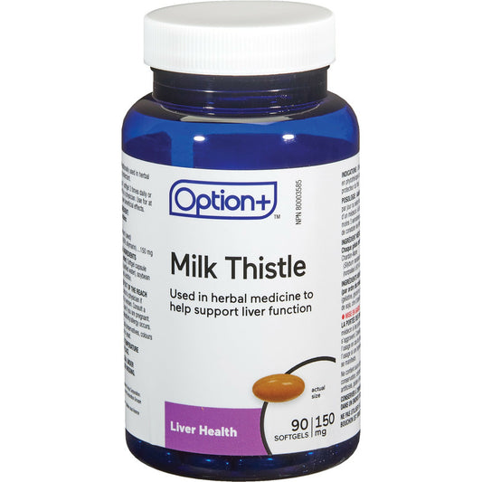 Option+ Milk Thistle 150mg 90 Caps