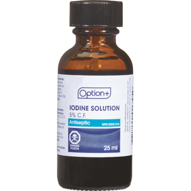 OPTION+ Iodine Solution 5%, 25ML