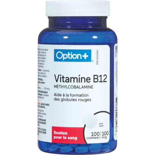 Option+ Vitamin B12 100 mcg 100 Tabs