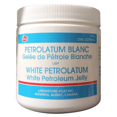 Atlas Petrolatum Petroleum Jelly White, 450 grams