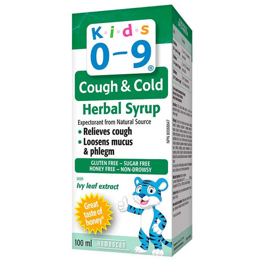 Homeocan Kids 0-9 Cough & Cold Syrup Honey 100 ml