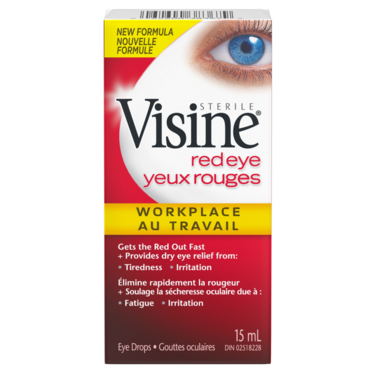 Visine Workplace Eye Drops 15ml