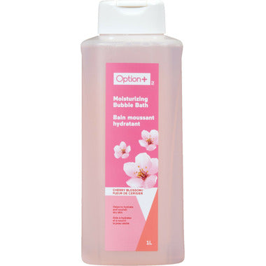 Option+ Moisturizing Bubble Bath Cherry Blossom, 1L