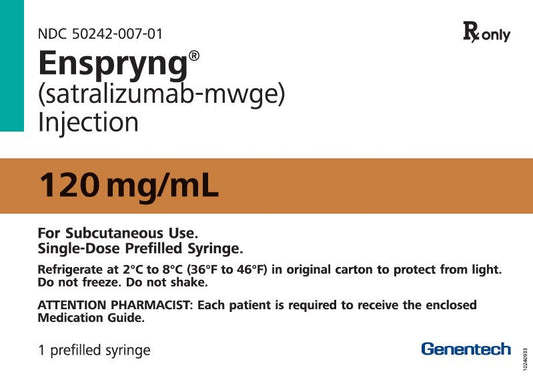 Enspryng prefilled syringe 120 mg/ml