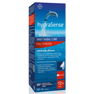 hydraSense Daily Nasal Care Full Stream Small Bottle 100 ml
