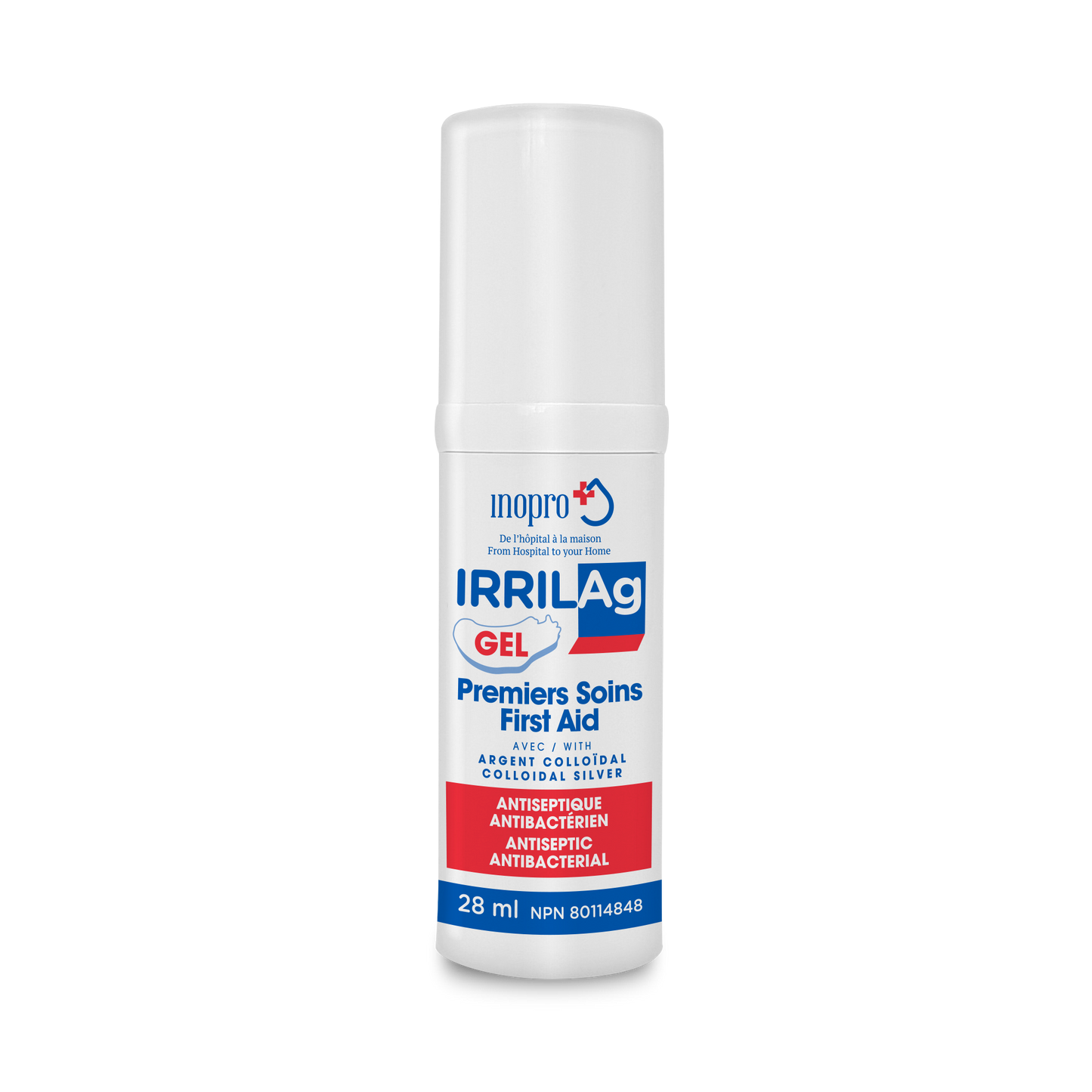 Irrilag first aid gel with colloidal silver, 28 ml