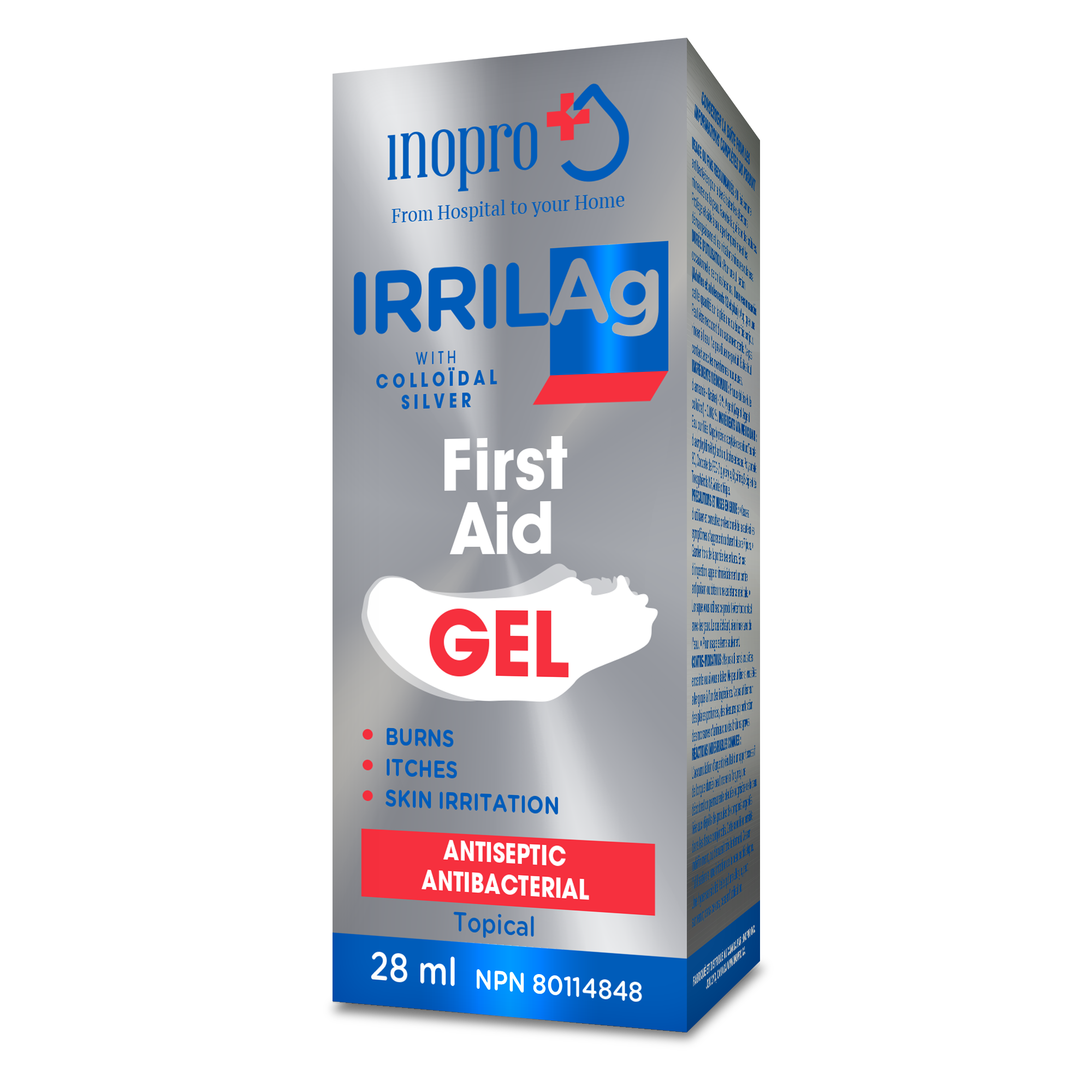 Irrilag first aid gel with colloidal silver, 28 ml