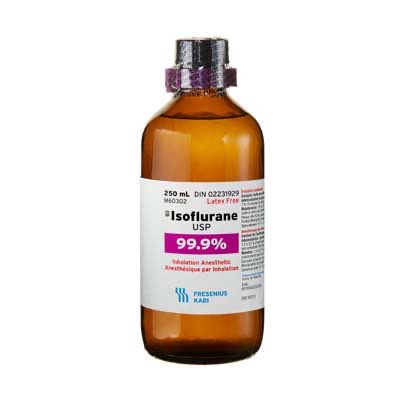 PPC Isoflurane (for Vet Use) 99.9 %, 250 ml bottle