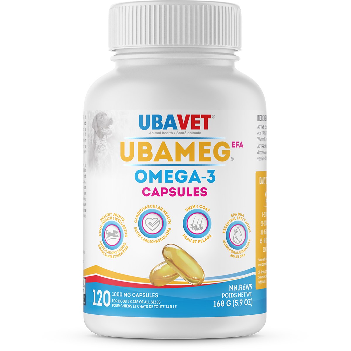 Ubameg EFA omega 3 capsules 120 Cap
